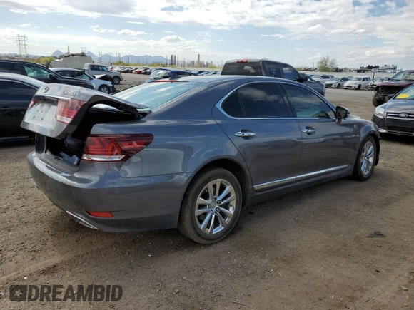 2016 Lexus LS 460 z VIN JTHBL5EFXG5140241, wystawiony jako Copart lot #56105015 z przebiegiem 73 375 mil mil oraz Szkoda całkowita • Salvage title. Historia ofert i sprzedaży dostępna na DreamBid. Obrazek 3.