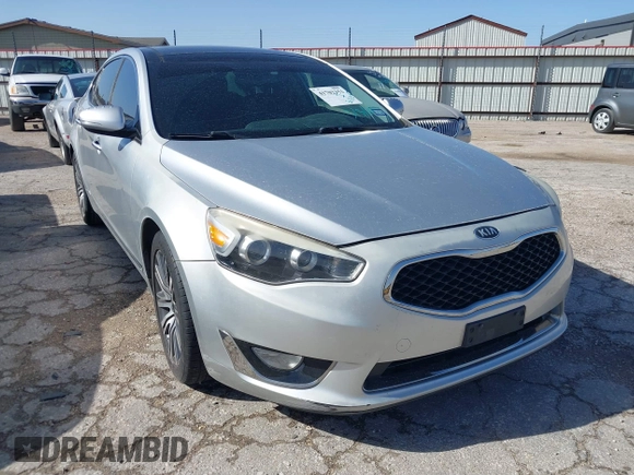 2015 Kia Cadenza Premium with VIN KNALN4D74F5173557, listed as a IAAI auction lot 41702351 with 104,087 mi miles and . Bid and sale history available at DreamBid. Image 1.