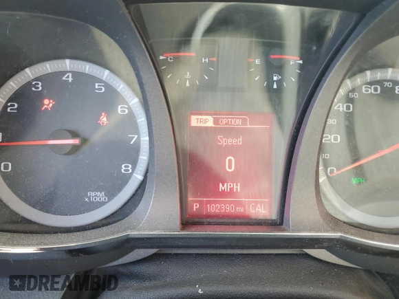 2016 GMC Terrain SLE with VIN 2GKFLTE38G6117630, listed as a Copart auction lot 42623785 with 102,390 mi miles and Salvage Title. Bid and sale history available at DreamBid. Image 9.