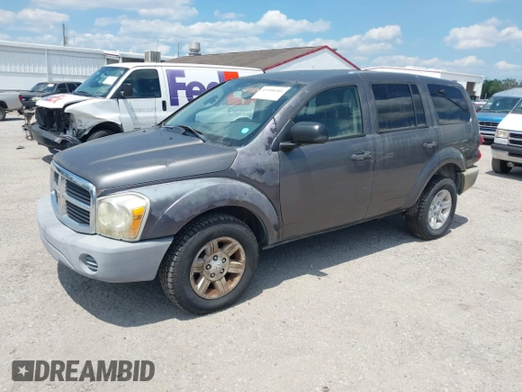 2004 Dodge Durango SXT with VIN 1D4HD38N54F154878, listed as a IAAI auction lot 42208209 with 152,004 mi miles and . Bid and sale history available at DreamBid. Image 2.