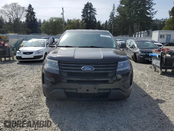 2016 Ford Utility Police Interceptor with VIN 1FM5K8AR9GGD32060, listed as a Copart auction lot 54308145 with 117,314 mi miles and Salvage Title. Bid and sale history available at carsss.com. Image 4.