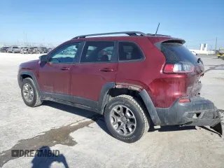 2021 Jeep Cherokee Trailhawk with VIN 1C4PJMBX7MD139411, listed as a Copart auction lot 48545725 with 54,095 mi miles and Salvage title. Bid and sale history available at DreamBid. Image 2.