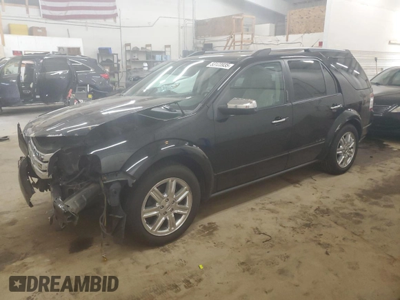 2008 Ford Taurus X Limited with VIN 1FMDK06W18GA03821, listed as a Copart auction lot 53123935 with 147,333 mi miles and Salvage title. Bid and sale history available at DreamBid. Image 1.