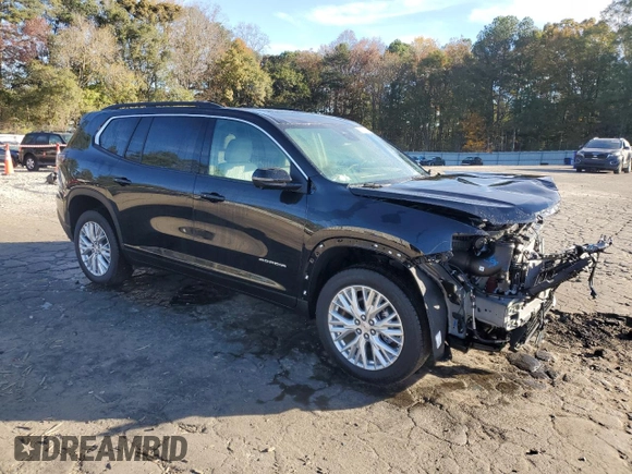 2024 GMC Acadia FWD Elevation z VIN 1GKENKKS8RJ195861, wystawiony jako Copart lot #80364764 z przebiegiem 1351 mil mil oraz Szkoda całkowita • Salvage title. Historia ofert i sprzedaży dostępna na DreamBid. Obrazek 4.