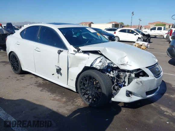 2007 Lexus IS 250 with VIN JTHBK262472046760, listed as a IAAI auction lot 42287520 with 219,758 mi miles and . Bid and sale history available at DreamBid. Image 1.