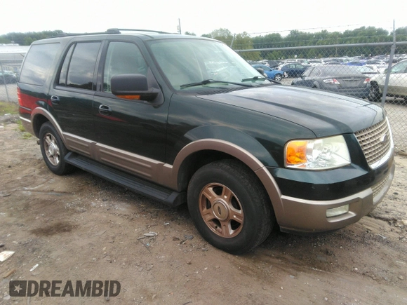 2003 Ford Expedition Eddie Bauer с VIN 1FMFU17L23LB40005, выставлен на аукционе IAAI как лот 42856691 с пробегом 390 833 миль миль и . История ставок и продаж доступна на DreamBid. Изображение 1.