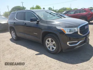 2018 GMC Acadia SLE with VIN 1GKKNKLA3JZ238386, listed as a IAAI auction lot 42002272 with 1 mi miles. Bid and sale history available at carsss.com. Image 1.