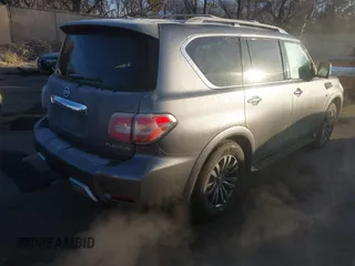 2018 Nissan Armada Platinum with VIN JN8AY2NE7J9733788, listed as a IAAI auction lot 40977705 with 62,901 mi miles. Bid and sale history available at carsss.com. Image 4.