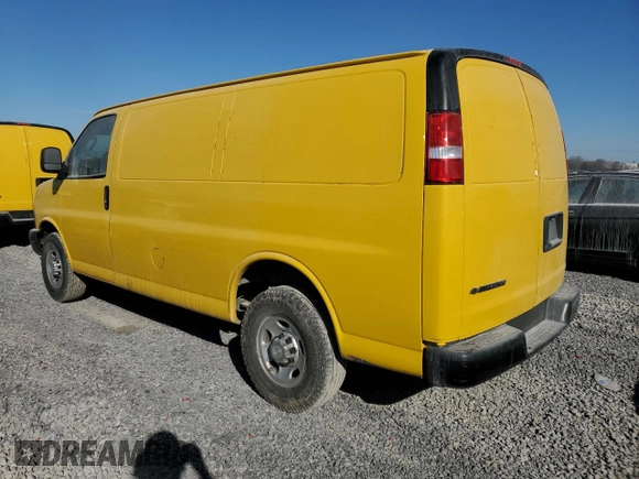 2020 Chevrolet Express Cargo Van with VIN 1GCWGAFP8L1129652, listed as a Copart auction lot 45386515 with 210,632 mi miles and Clean Title. Bid and sale history available at carsss.com. Image 2.