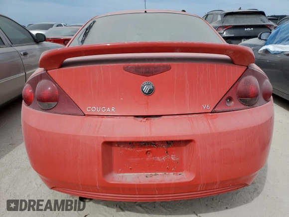 2002 Mercury Cougar z VIN 1ZWHT61L525611047, wystawiony jako Copart lot #75422974 z przebiegiem Nie podano mil oraz Szkoda całkowita • Salvage title. Historia ofert i sprzedaży dostępna na DreamBid. Obrazek 6.