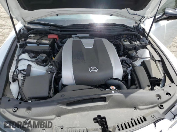 2024 Lexus IS 350 F Sport with VIN JTHGZ1B29R5073827, listed as a Copart auction lot 55848125 with 10,455 mi miles and Salvage title. Bid and sale history available at DreamBid. Image 11.