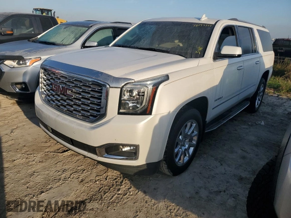 2019 GMC Yukon XL Denali with VIN 1GKS1HKJXKR266431, listed as a Copart auction lot 76197354 with 21,674 mi miles and Non Repairable. Bid and sale history available at carsss.com. Image 1.
