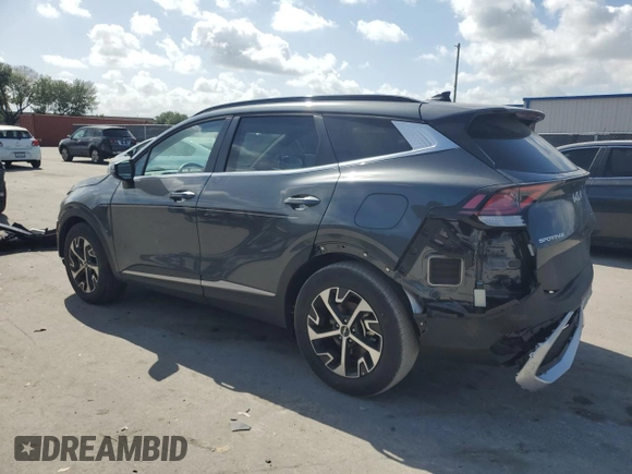 2025 Kia Sportage EX with VIN 5XYK33DF2SG242298, listed as a Copart auction lot 52529235 with 2,248 mi miles and Salvage Title. Bid and sale history available at carsss.com. Image 2.