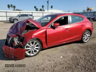 2016 Mazda 3 with VIN JM1BM1K34G1285204, listed as a Copart auction lot 81104134 with 99,907 mi miles and Salvage title. Bid and sale history available at DreamBid. Image 1.