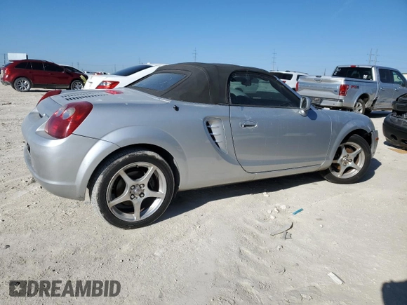 2003 Toyota MR2 z VIN JTDFR320330059885, wystawiony jako Copart lot #86158554 z przebiegiem 178 809 mil mil oraz Szkoda całkowita • Salvage title. Historia ofert i sprzedaży dostępna na DreamBid. Obrazek 3.