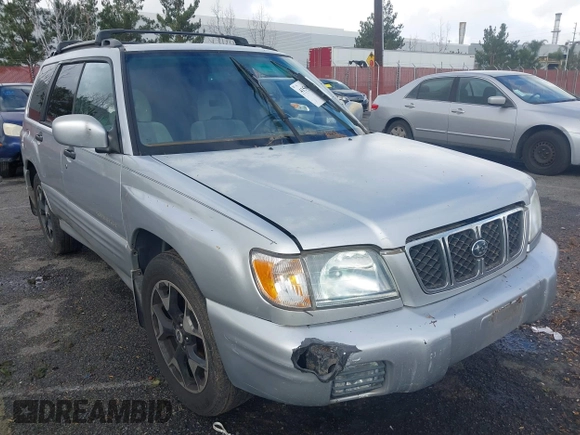 2002 Subaru Forester S w/Premium Pkg with VIN JF1SF65622H713337, listed as a IAAI auction lot 41506492 with 201,188 mi miles. Bid and sale history available at carsss.com. Image 6.