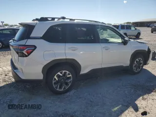 2025 Subaru Forester Premium with VIN JF2SLDBC1SH445867, listed as a Copart auction lot 57899945 with 9,966 mi miles and Salvage title. Bid and sale history available at DreamBid. Image 3.
