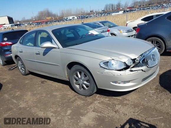 2008 Buick LaCrosse CXL with VIN 2G4WD582981139007, listed as a IAAI auction lot 41755301 with 143,122 mi miles. Bid and sale history available at carsss.com. Image 1.