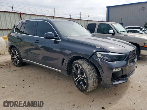 2021 BMW X5 xDrive40i with VIN 5UXCR6C0XM9D81103, listed as a Copart auction lot 54363525 with 95,870 mi miles and Salvage title. Bid and sale history available at DreamBid. Image 4.