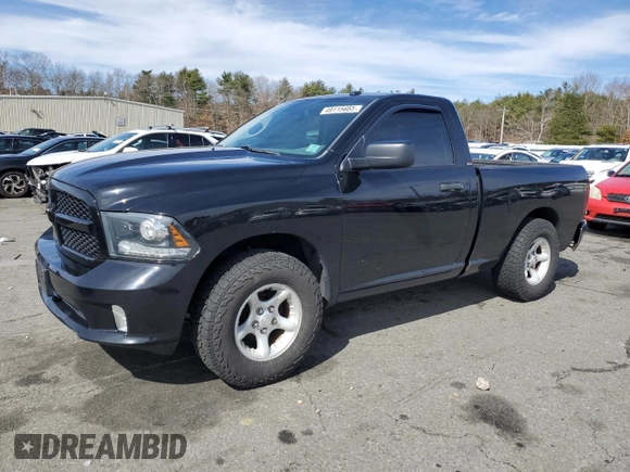 2015 Ram 1500 Tradesman with VIN 3C6JR7AT5FG564167, listed as a Copart auction lot 49115665 with 154,706 mi miles and Salvage title. Bid and sale history available at DreamBid. Image 1.