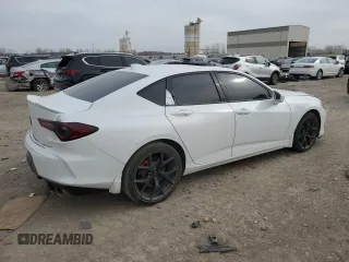 2022 Acura TLX Type S z VIN 19UUB7F92NA002300, wystawiony jako Copart lot #50139835 z przebiegiem Nie podano mil oraz Szkoda całkowita • Salvage title. Historia ofert i sprzedaży dostępna na DreamBid. Obrazek 3.