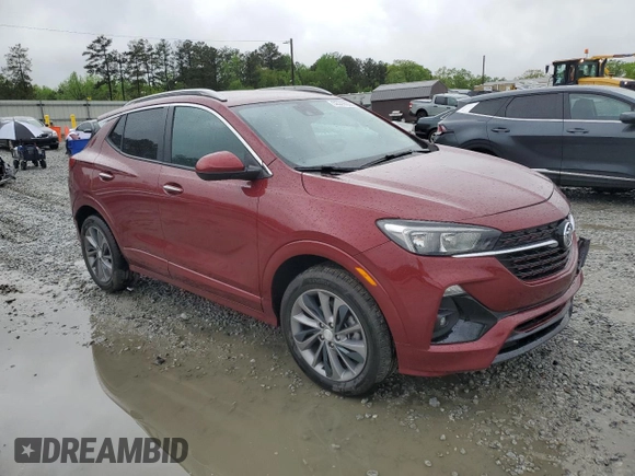 2023 Buick Encore GX Select with VIN KL4MMDSL3PB044751, listed as a Copart auction lot 52316035 with 20,452 mi miles and Salvage title. Bid and sale history available at DreamBid. Image 4.