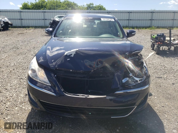 2013 Hyundai Genesis 3.8L with VIN KMHGC4DDXDU235932, listed as a Copart auction lot 57728705 with 140,778 mi miles and Salvage title. Bid and sale history available at DreamBid. Image 5.