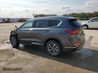 2020 Hyundai Santa Fe Limited with VIN 5NMS53ADXLH272461, listed as a Copart auction lot 44017225 with 53,363 mi miles and Non Repairable. Bid and sale history available at carsss.com. Image 2.