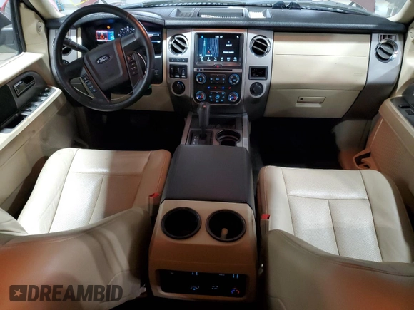 2017 Ford Expedition EL XLT with VIN 1FMJK1JT5HEA70665, listed as a Copart auction lot 73344324 with 133,181 mi miles and Salvage Title. Bid and sale history available at carsss.com. Image 8.