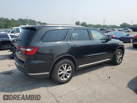 2016 Dodge Durango Limited with VIN 1C4RDJDG9GC301822, listed as a Copart auction lot 66530145 with 189,397 mi miles and Clean title. Bid and sale history available at DreamBid. Image 3.