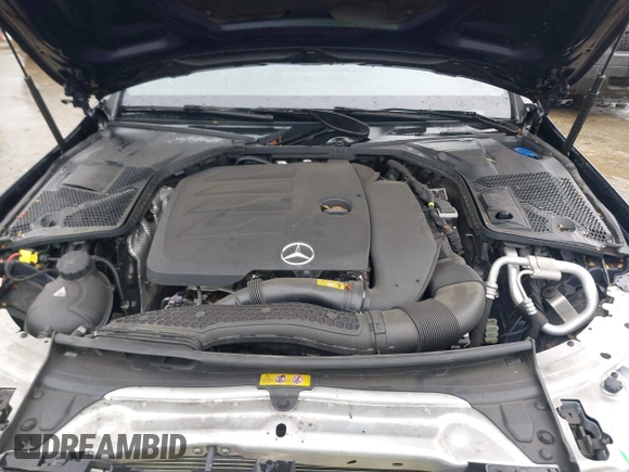 2021 Mercedes-Benz C 300 with VIN W1KWF8DB2MR637496, listed as a IAAI auction lot 41583647 with 38,746 mi miles and . Bid and sale history available at carsss.com. Image 10.