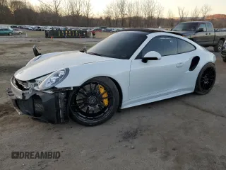 2015 Porsche 911 Turbo S with VIN WP0AD2A91FS160306, listed as a Copart auction lot 78237184 with 61,206 mi miles and Salvage Title. Bid and sale history available at carsss.com. Image 1.