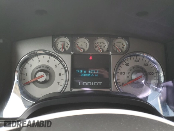 2009 Ford F-150 XL with VIN 1FTPW12VX9FB01228, listed as a Copart auction lot 47942475 with 208,185 mi miles and Clean Title. Bid and sale history available at carsss.com. Image 9.