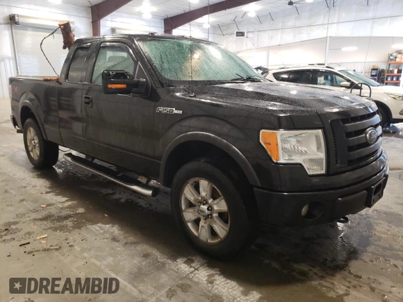 2010 Ford F-150 XL with VIN 1FTFX1EV6AFB06967, listed as a Copart auction lot 62223835 with 165,585 mi miles and Salvage title. Bid and sale history available at DreamBid. Image 4.