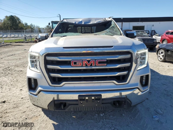 2021 GMC Sierra 1500 SLE with VIN 3GTU9BED0MG123068, listed as a Copart auction lot 76263784 with 123,656 mi miles and Salvage Title. Bid and sale history available at carsss.com. Image 5.