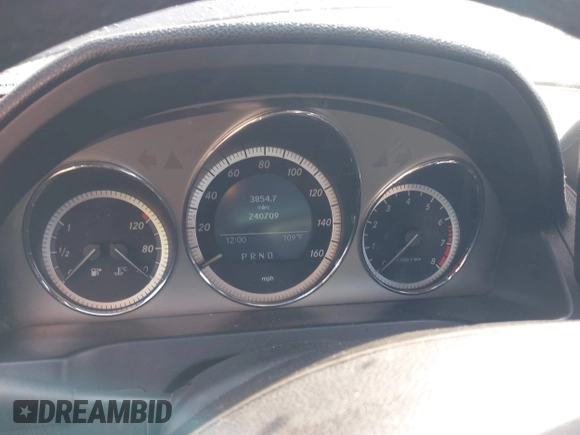 2009 Mercedes-Benz C 300 Sport with VIN WDDGF54XX9R057094, listed as a IAAI auction lot 42582664 with 240,709 mi miles and . Bid and sale history available at DreamBid. Image 7.