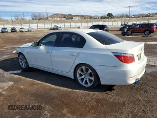 2010 BMW 5 Series 535i with VIN WBANW1C55AC168036, listed as a Copart auction lot 84266224 with 159,224 mi miles and Salvage Title. Bid and sale history available at carsss.com. Image 2.
