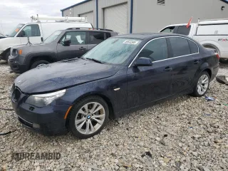 2010 BMW 5 Series 535i with VIN WBANW1C56AC168403, listed as a Copart auction lot 50643395 with 181,473 mi miles and Clean Title. Bid and sale history available at carsss.com. Image 1.