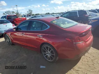 2020 Genesis G70 2.0T with VIN KMTG44LA4LU048341, listed as a Copart auction lot 74528584 with 17,474 mi miles and Non Repairable. Bid and sale history available at carsss.com. Image 2.