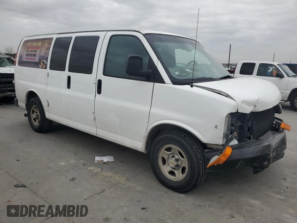 2005 Chevrolet Express Cargo z VIN 1GCFG15T251176760, wystawiony jako Copart lot #42026255 z przebiegiem 265 846 mil mil oraz Szkoda całkowita • Salvage title. Historia ofert i sprzedaży dostępna na DreamBid. Obrazek 4.