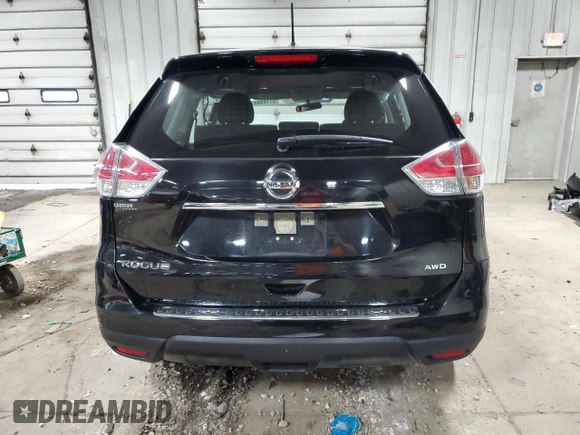 2016 Nissan Rogue S with VIN JN8AT2MV9GW134420, listed as a Copart auction lot 51180885 with 82,631 mi miles and Non Repairable. Bid and sale history available at DreamBid. Image 6.