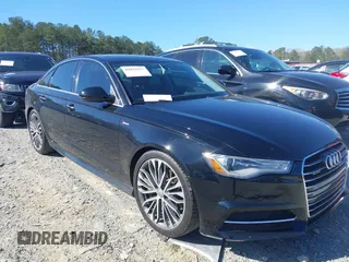 2016 Audi A6 3.0T Premium Plus with VIN WAUFGAFC9GN004863, listed as a IAAI auction lot 41822157 with 126,055 mi miles. Bid and sale history available at carsss.com. Image 1.