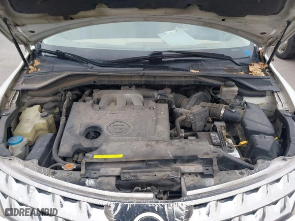 2007 Nissan Murano SL with VIN JN8AZ08W97W626418, listed as a IAAI auction lot 41801228 with 206,287 mi miles. Bid and sale history available at carsss.com. Image 10.