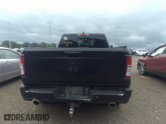 2020 Ram 1500 Big Horn with VIN 1C6SRFBT2LN280589, listed as a IAAI auction lot 42505720 with 124,355 mi miles and . Bid and sale history available at DreamBid. Image 16.