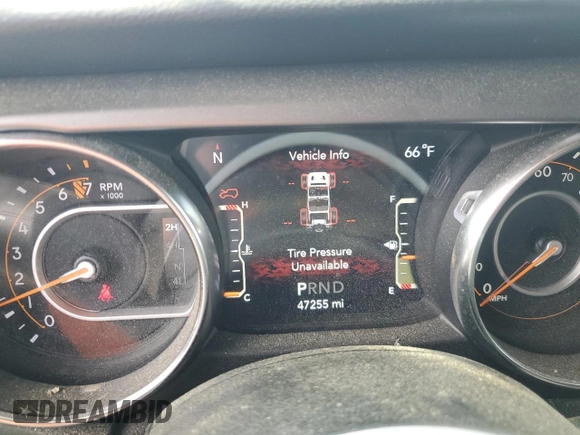 2021 Jeep Wrangler Unlimited Sport S с VIN 1C4HJXDG8MW836142, выставлен на аукционе Copart как лот 52791025 с пробегом 47 255 миль миль и Чистый • Clean title. История ставок и продаж доступна на DreamBid. Изображение 9.