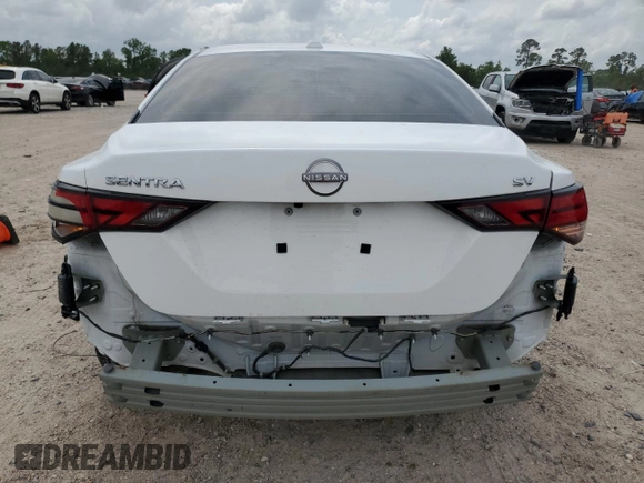 2024 Nissan Sentra SV with VIN 3N1AB8CV8RY294029, listed as a Copart auction lot 54939025 with 29,723 mi miles and Salvage Title. Bid and sale history available at DreamBid. Image 6.