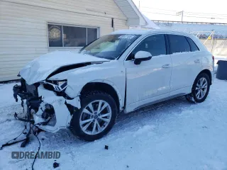 2023 Audi Q3 S line Premium Plus with VIN WA1EECF39P1032342, listed as a Copart auction lot 88541485 with 13,595 mi miles and Salvage Title. Bid and sale history available at carsss.com. Image 1.