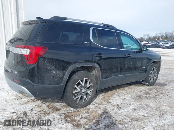 2021 GMC Acadia SLE with VIN 1GKKNRLS0MZ125176, listed as a IAAI auction lot 41610339 with Not Provided miles. Bid and sale history available at carsss.com. Image 4.