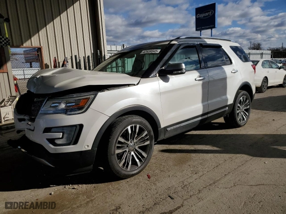 2017 Ford Explorer Platinum with VIN 1FM5K8HT6HGA21026, listed as a Copart auction lot 42939545 with 149,331 mi miles and Clean Title. Bid and sale history available at carsss.com. Image 1.