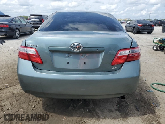 2007 Toyota Camry CE with VIN 4T1BE46K27U627260, listed as a Copart auction lot 54278335 with 48,427 mi miles and Salvage Title. Bid and sale history available at DreamBid. Image 6.